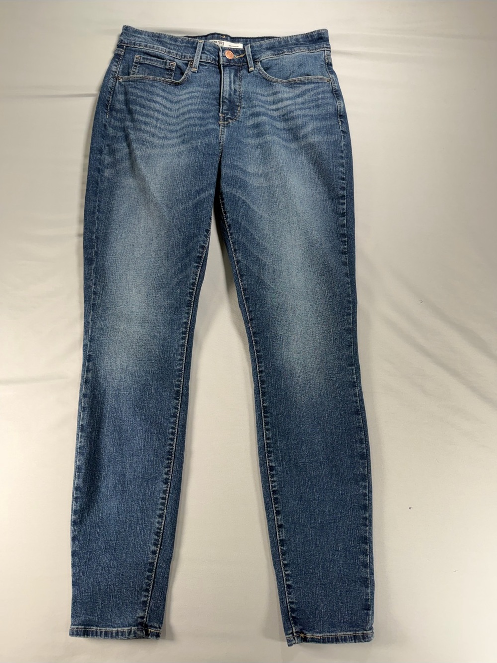 Signature Levi Strauss High Rise Skinny Jeans Womens Size 10M W30 L28 #1091